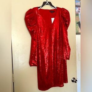 ELOQUII Red Sequin dress size 16